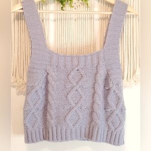 Kendall + Kylie Cable Knit Sweater